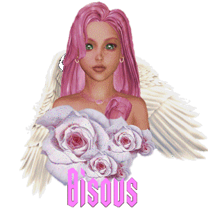 Gif animé bisous femme